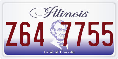 IL license plate Z647755