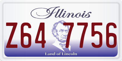 IL license plate Z647756