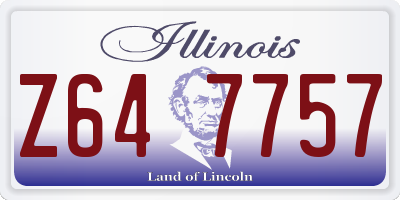 IL license plate Z647757