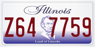 IL license plate Z647759