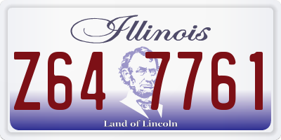 IL license plate Z647761