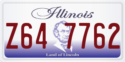 IL license plate Z647762