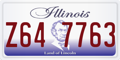 IL license plate Z647763