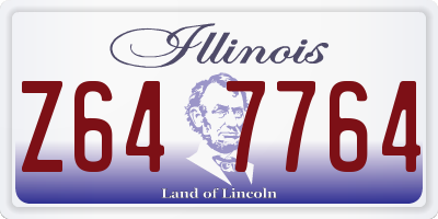 IL license plate Z647764