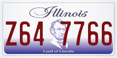 IL license plate Z647766