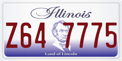 IL license plate Z647775