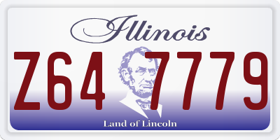 IL license plate Z647779