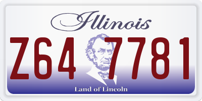 IL license plate Z647781