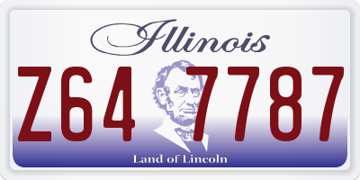 IL license plate Z647787