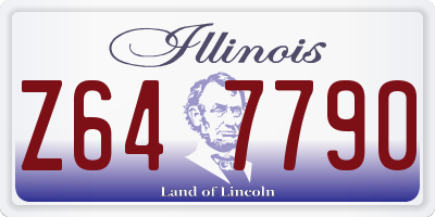 IL license plate Z647790