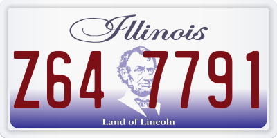 IL license plate Z647791