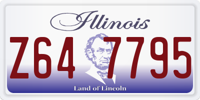 IL license plate Z647795