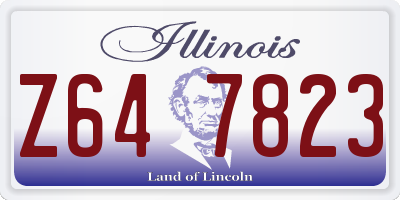 IL license plate Z647823
