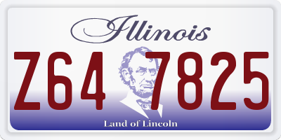 IL license plate Z647825