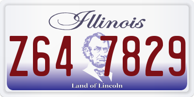 IL license plate Z647829
