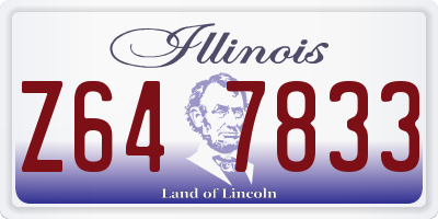 IL license plate Z647833