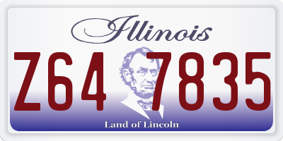 IL license plate Z647835