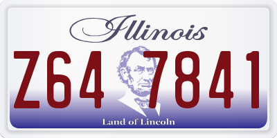 IL license plate Z647841