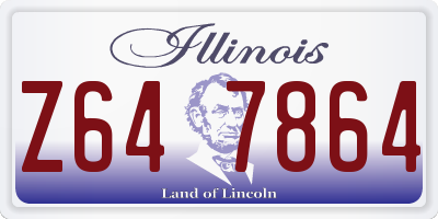 IL license plate Z647864
