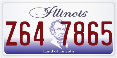 IL license plate Z647865