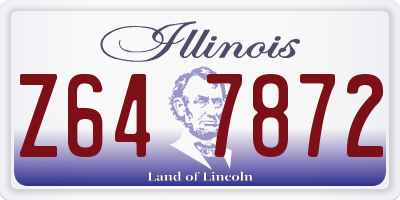 IL license plate Z647872