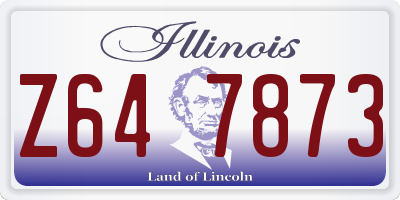 IL license plate Z647873