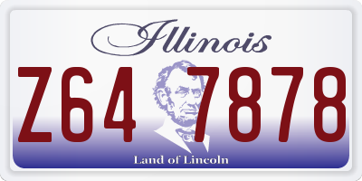 IL license plate Z647878