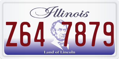 IL license plate Z647879