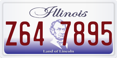 IL license plate Z647895