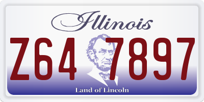 IL license plate Z647897