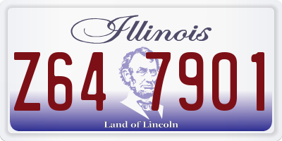 IL license plate Z647901