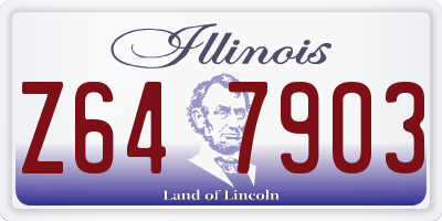 IL license plate Z647903