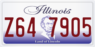 IL license plate Z647905