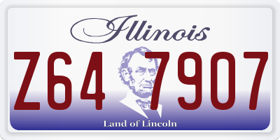 IL license plate Z647907