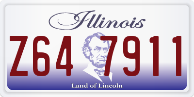 IL license plate Z647911