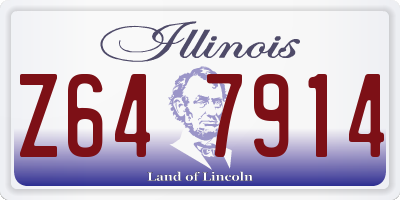 IL license plate Z647914