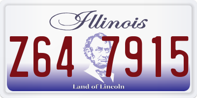 IL license plate Z647915