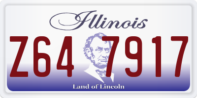 IL license plate Z647917