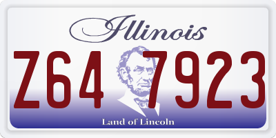 IL license plate Z647923