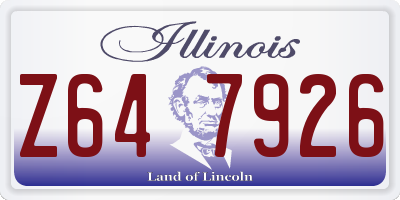 IL license plate Z647926