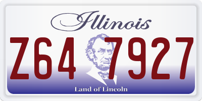 IL license plate Z647927