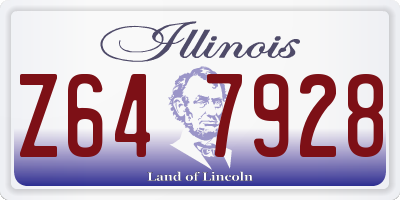 IL license plate Z647928