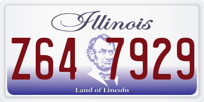 IL license plate Z647929