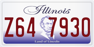 IL license plate Z647930