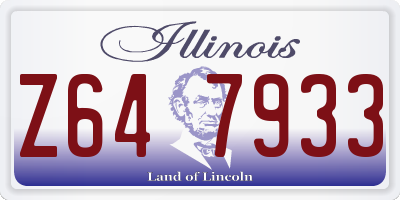 IL license plate Z647933