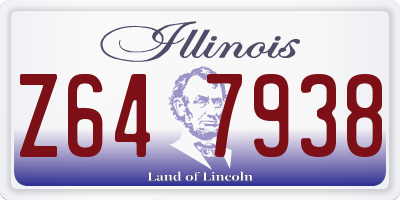 IL license plate Z647938