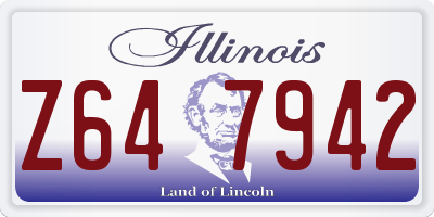 IL license plate Z647942