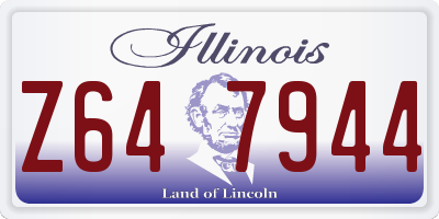 IL license plate Z647944