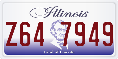 IL license plate Z647949