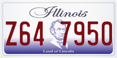 IL license plate Z647950